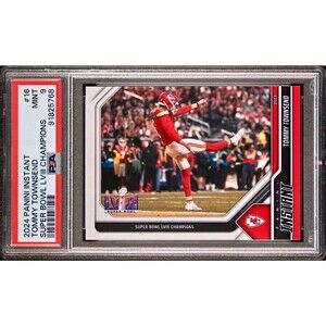 Tommy Townsend 2023 Panini NFL Superbowl Champions #16 Card PSA 9 Mint
